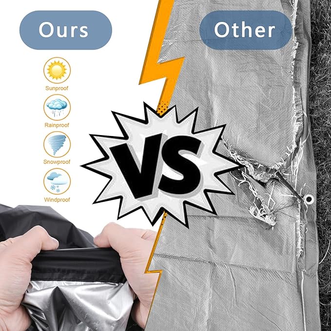 6.5x7Ft Waterproof Canvas Tarp Black，Heavy Duty Multipurpose Oxford Tarpaulin Cover for Canopy Tent, Roof, Boats, Pool, Woodpile, Robust, Rip & Tear Proof, 20mil