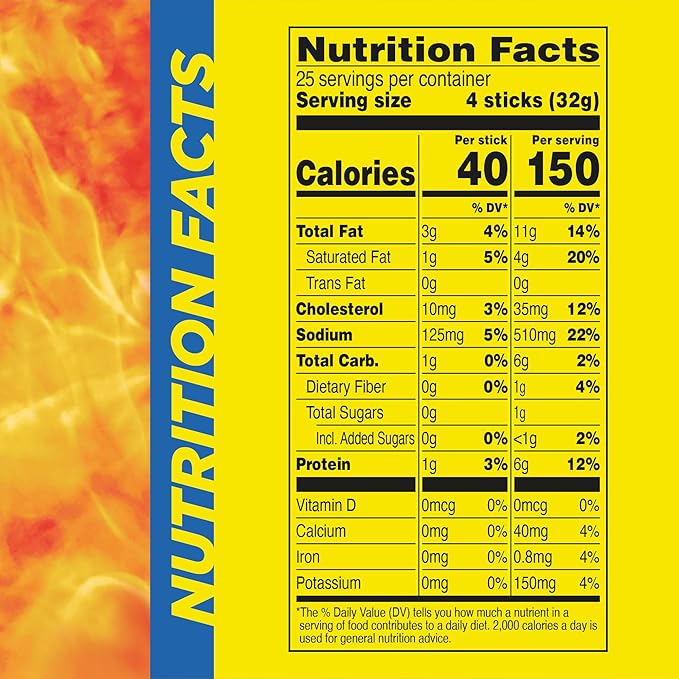 Slim Jim Smoked Meat Sticks, Mild Flavor, 6g Protein Per Serving, Snack Size, Lunchbox Snack, 0.28 oz. (100 Count)