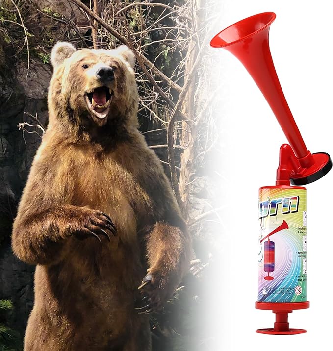 FARBIN Boat Air Horn Fog Horn Air homs for Safety for Wild Animals for Sports Events Party Airhorn loud Portable Pump Air Horn Hand Held