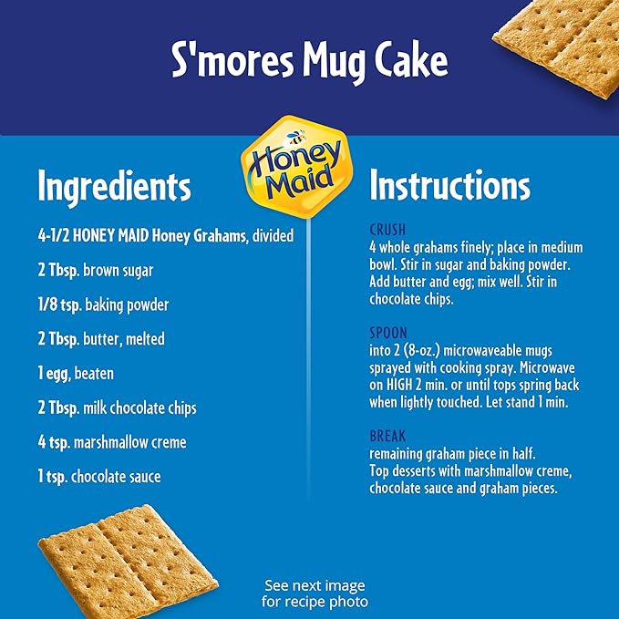 Honey Maid Graham Crackers, Lunch Snacks, Bulk Snacks, 27 - 4.8 oz Packs