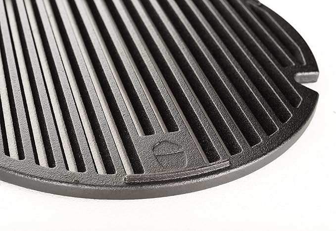 Kamado Joe KJ13RH 13.5 inch Portable Charcoal Grill, Blaze Red - Includes KJ15080420 Grill Cover, Black & Cast Iron Sear Plate (KJ15090620) for Classic Joe and Joe Jr Grills