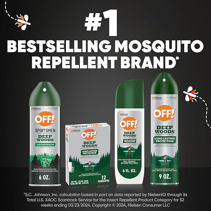 OFF! Deep Woods Sportsmen Insect Repellent II, 6 oz.