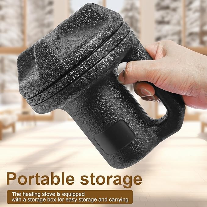 Uniflasy Tent Heater for Camping, 4,300 BTU 2 In 1 Portable Propane and Butane Heater for Camper, Hiking, Fishing, Fast Heating, Gas Saving, Light Weight, Small Outdoor Gas Heater for Winter