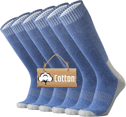 ONKE Max Full Cushion Knee High Socks for Men Steel Toe Work Boot Over the Calf OTC Moisture Wicking Thermal Hiking Hunting