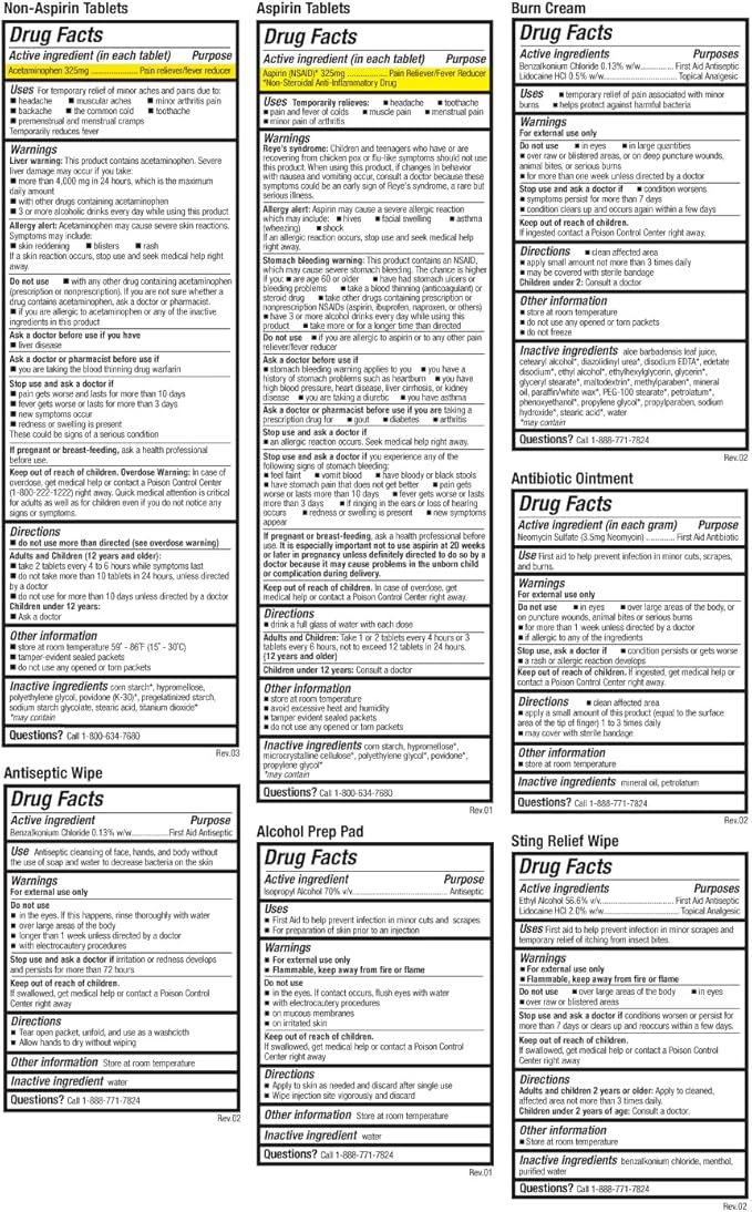 Be Smart Get Prepared 270Piece Medi+Can First Aid & Advance Wound Care Kit (Packaging may vary)