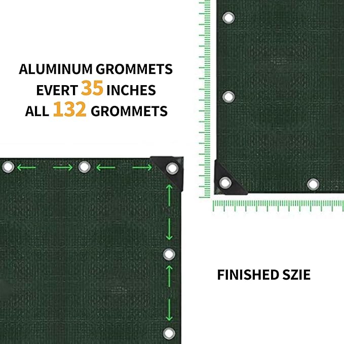 TARPAL 100x100 Feet Green Tarp Waterproof Multipurpose Protective Cover All Purpose Outdoor Poly Tarps Cover for Swimming Pool, Roof Waterproofing,Boat, car, Camping, firewood,Outdoor Furniture,etc