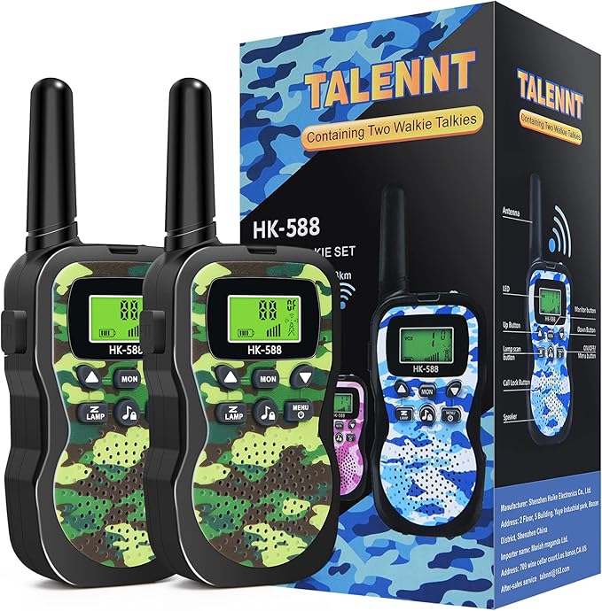 Toys for 3-12 Year Old Boys, Outdoor Toys Walkie Talkies for Kids, Toys for Age 5-10, Gifts for 4-8 Year Old Boys Girls