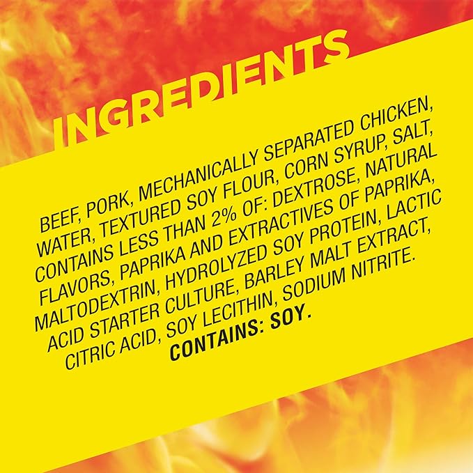 Slim Jim Monster Smoked Meat Sticks, Mild Flavor, High Protein, 1.94 oz. (18 Count)