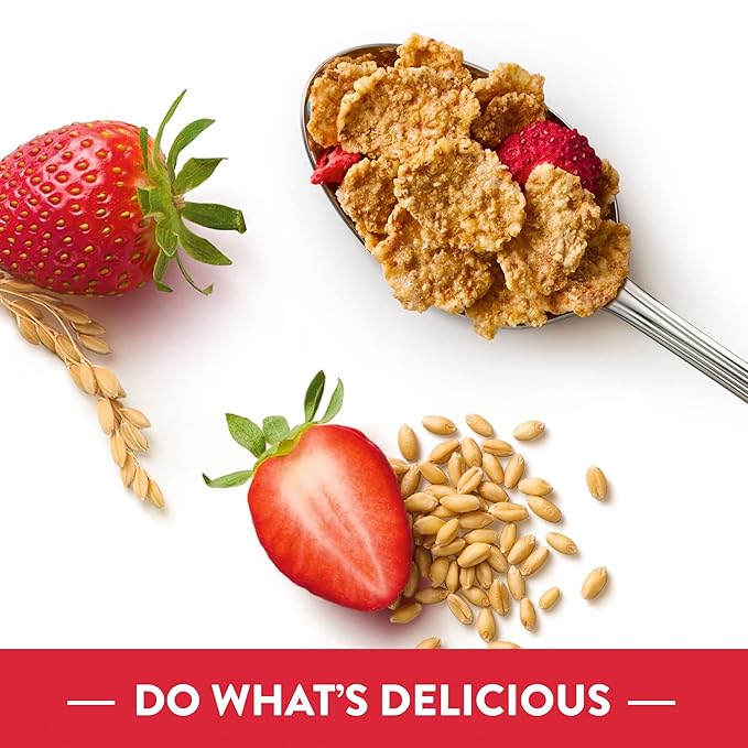 Kellogg’s Special K Breakfast Cereal Cups, 11 Vitamins and Minerals, Made with Real Strawberries, Red Berries, 30oz Case (12 Cups)