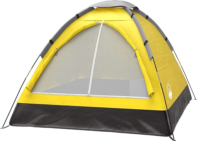 2-Person Dome Tent – Easy Set Up Shelter with Rain Fly and Carrying Bag for Camping