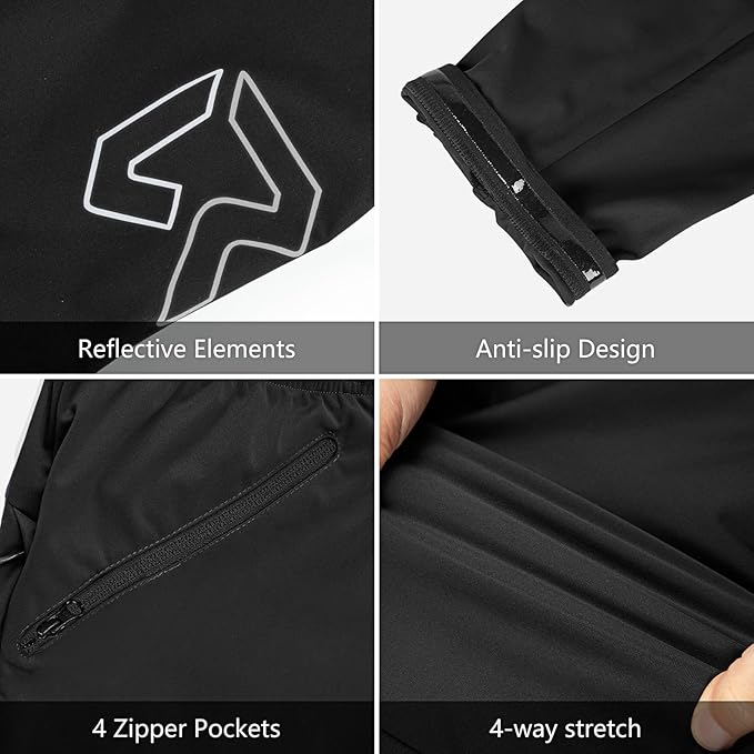 33,000ft Women's Cycling Pants Mountain Bike Waterproof Windproof Breathable Athletic Sweatpants for Hiking Multi Sports