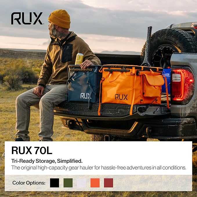 70L Collapsible Gear Box (Clear) - Modular Adventure Storage Solution For Camping Storage, Overlanding, Off-road And Van Life - Weatherproof, Durable and Multifunctional