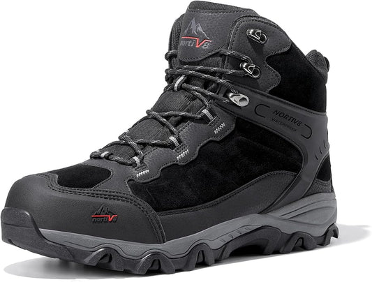 NORTIV 8 Men's Waterproof Hiking Boots Outdoor Mid Trekking Lightweight Mountaineering Shoes Paladin