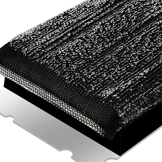 Bristle-Free BBQ Grill Brush & Scraper - Heavy Duty Barbecue Cleaner with Extended Handle‌