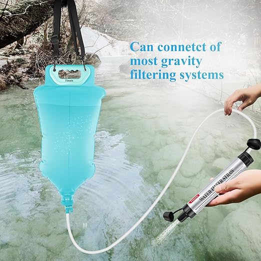 6 Pack Timain 4-Stage Filtration,High Flow Rate Water Filter Straw,Water Purifier Survival for Emergency Kits,Travel,Camping, Hiking,Fishing,Hunting (6)