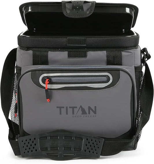 Titan by Arctic Zone 30 Can Zipperless Soft Cooler with HardBody Liner