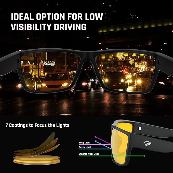 TOREGE Polarized Sports Sunglasses for Men and Women Cycling Running Golf Fishing Sunglasses TR26