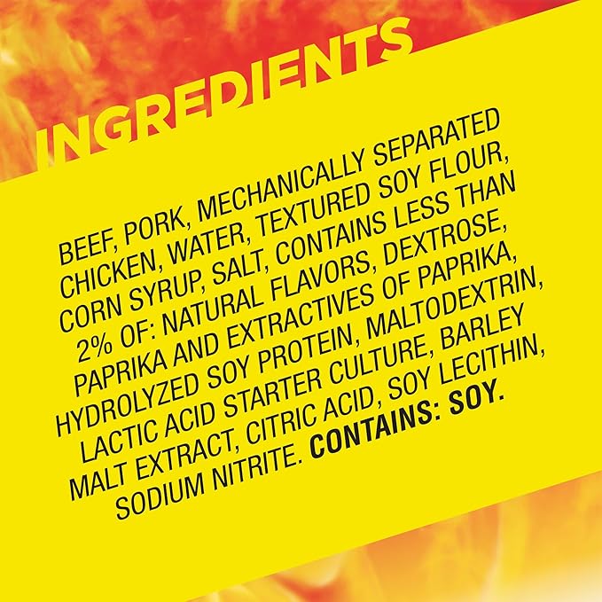 Slim Jim Smoked Meat Sticks, Original Flavor, 6g Protein Per Serving, Snack Size, Lunchbox Snack, 0.28 oz. (100 Count)