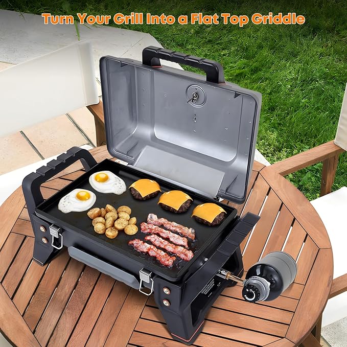 Stanbroil Griddle Insert for Charbroil Grill2Go X200 Portable Gas Grill, Nonstick Coating Flat Top Plate, Replaces Original Cooking Grate