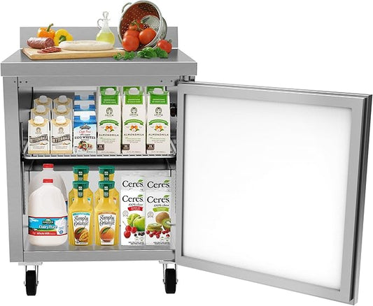 KoolMore RWT-1D-6C Commercial, Refrigerator Single Door, Stainless Steel