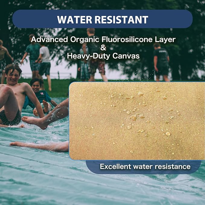 10’x20’ Canvas Tarps Heavy Duty Waterproof Tarpaulins with Aluminum Grommets,UV Resistant, 22Mil Multipurpose Drop Cloth, 14oz Cover Sheet for Outdoor and Indoor Use with Ropes Yellow