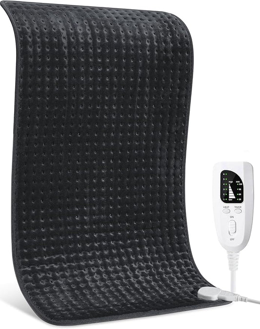 Heating Pad for Back, Large Heating Pads XL 17''x33'' for Pain Cramps Relief, Extra Long XXL Electric Heat Pad for Full Body 6 Temp. Settings, Moist Dry Heat, 2H Auto Shut-Off, Gifts for Women Mom Men