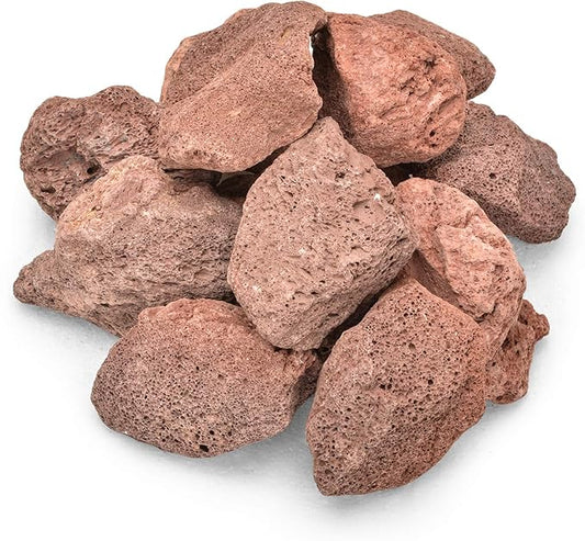 Stanbroil Lava Rock Granules, Decorative Landscaping for Fire Bowls, Fire Pits, Gas Log Sets, Indoor or Outdoor Fireplaces - 10 Pounds (2.75"-5")