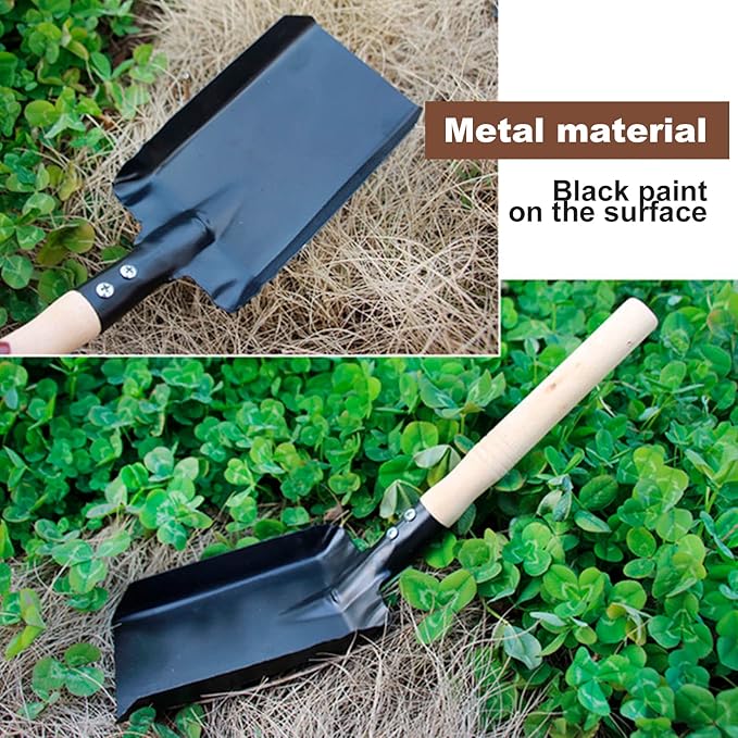 Fireplace Ash Shovel Tool Scoop Dust Pan Coal Hand Shovel Fire Stove Fireplace Trowel Ash Sweep Farm Wood