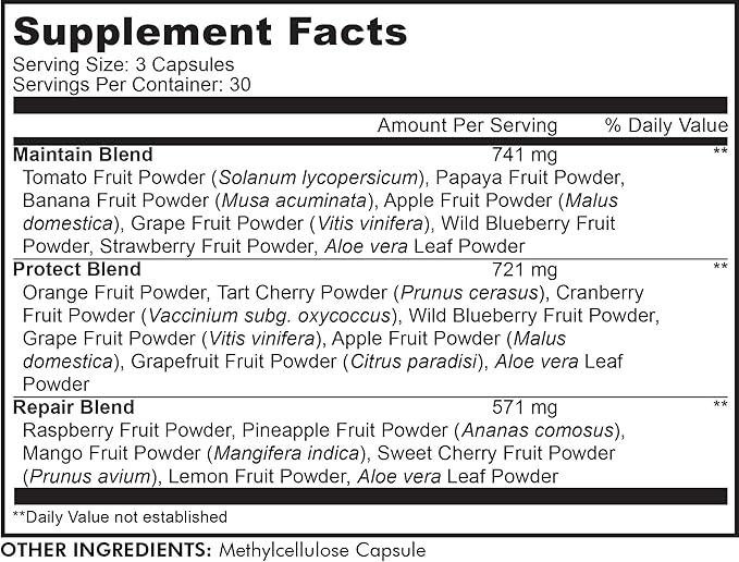 Codeage Instantfood Easy Veggies + Fast Fruits Vitamins Bundle, 30+ Daily Vegetables & Fruits Powders, Whole Food Green, Multivitamin, Fibers, Vegan Superfood Minerals Supplement - 180 Capsules