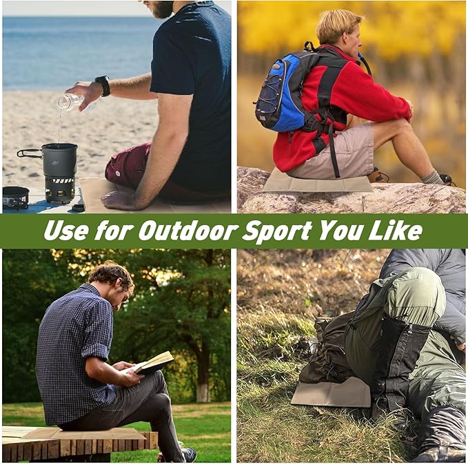 Foldable Hunting Seat Cushion Pad,Lightweight Sitting Pad,Camping Mat for Camping, Hunting, Fishing，Camping，Outdoor Activities,Hunting Accessories