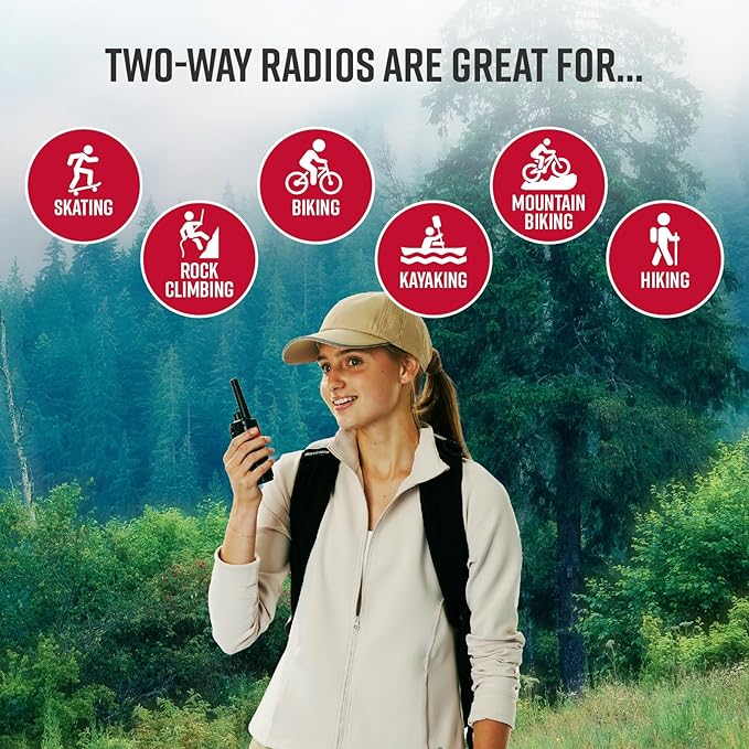 Bundle of Cobra RX380 Walkie Talkies (2-Pack) + Cobra ACXT1037R FLT Walkie Talkie (1-Pack)