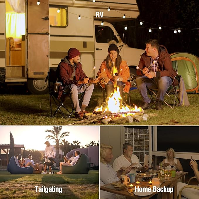 3800W Portable Inverter Generator, Super Quiet Generator for Home Use, Camping, RV