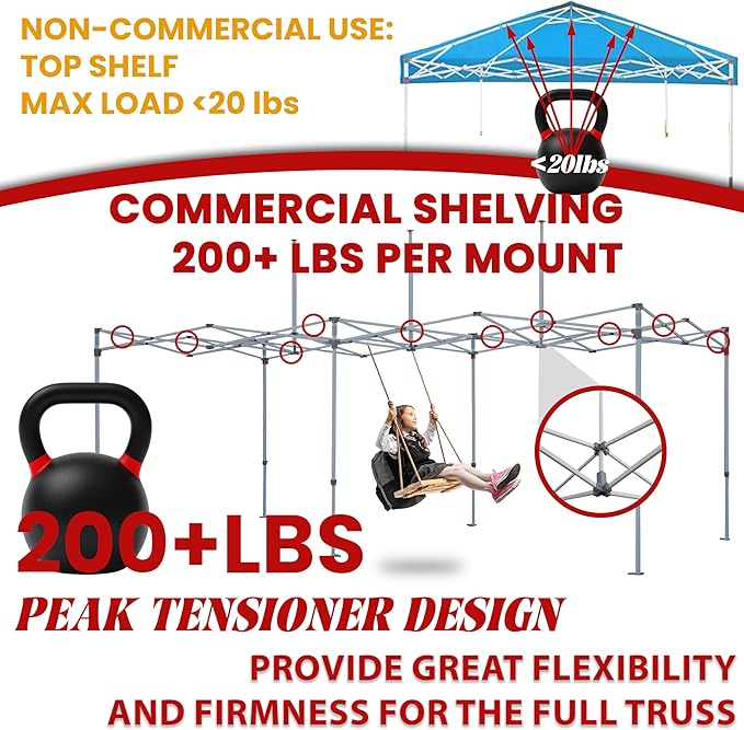 Tradesparker 10×10 Pop Up Canopy Tent-Commercial Instant Shelter-Trade Show Canopies with LED Curtain & 4 Dual-Row Casters,Weight Kit for Beach,Events,Parties,Camping,Gazebo Shade,Grey