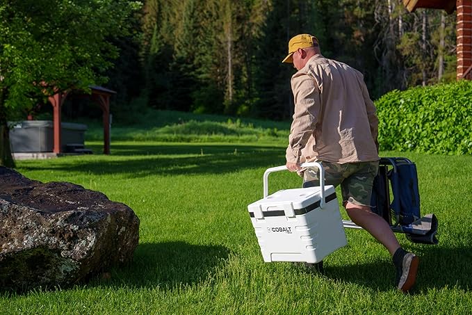 37 Quart Cobalt Weekender Cooler - Ice Chest by Blue Coolers for Camping, Sports Events, and Barbecues (Full Day Ice Retention)