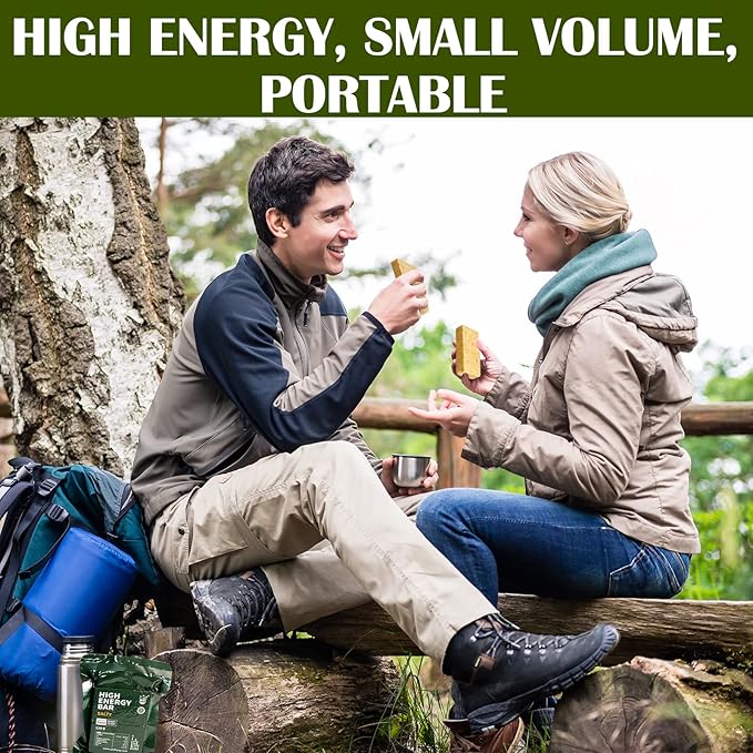 Emergency Food Ration Bars, Pepper Flavor Survival Tabs Supply for Outdoor Camping Emergency Snowstorm Earthquake Disaster Preparedness Kit With Long Self Life