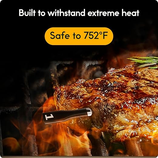 CHEF iQ Sense Smart Wireless Meat Thermometer with 2 Ultra-Thin Probes, Unlimited Range Bluetooth Meat Thermometer, Digital Food Thermometer for Remote Monitoring of BBQ Grill, Oven