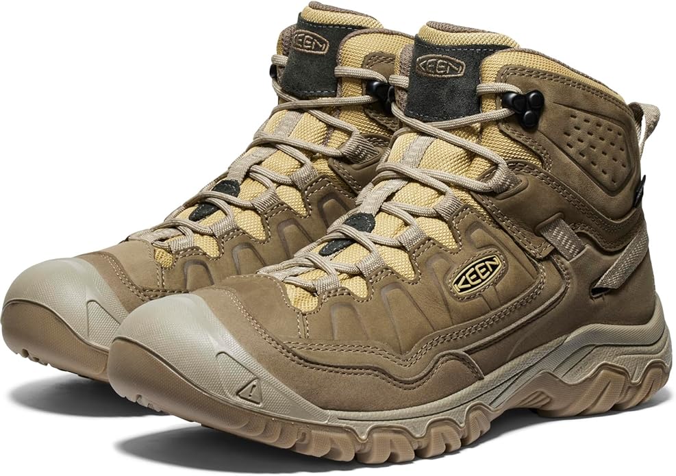 KEEN Men's Targhee 4 Mid Height Durable Comfortable Waterproof Hiking Boots