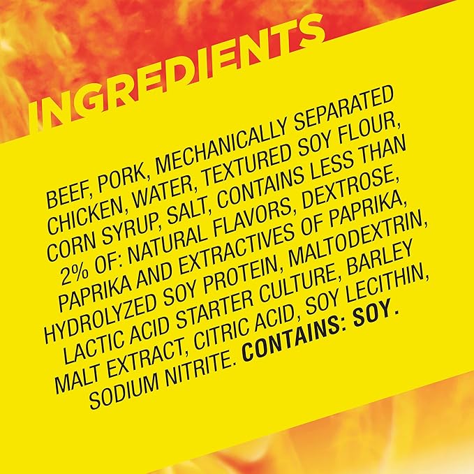 Slim Jim Smoked Meat Sticks, Original Flavor, 2g Protein Per Stick, Snack Size, Lunchbox Snack, 0.44 oz. (100 Count)