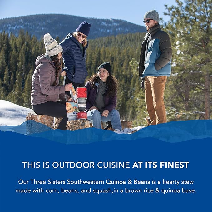 Backpacker's Pantry Three Sisters Stew, 2 Servings Per Pouch, Freeze Dried Food, 14 Grams of Protein, Gluten Free, Vegan