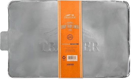 Traeger Grills BAC408 Tailgater Drip Tray Liner Grill Accessory, 5 Count