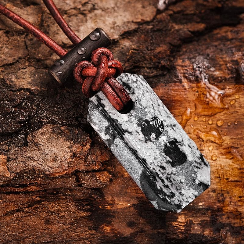 Viking Spark™ | Whetstone Sharpener & Fire Starter Necklace | MADE IN USA!