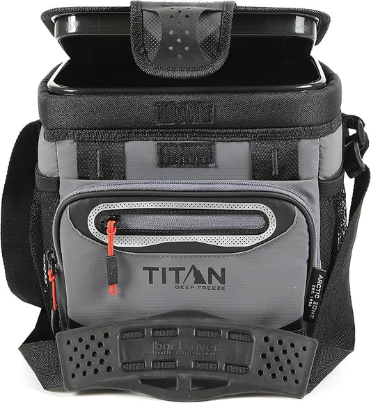 Titan by Arctic Zone 30 Can Zipperless Soft Cooler with HardBody Liner