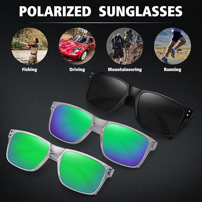 MEETSUN Polarized Sunglasses for Men Women Sports Driving Fishing Glasses UV400 Protection
