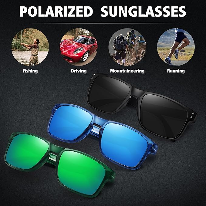 MEETSUN Polarized Sunglasses for Men Women Sports Driving Fishing Glasses UV400 Protection