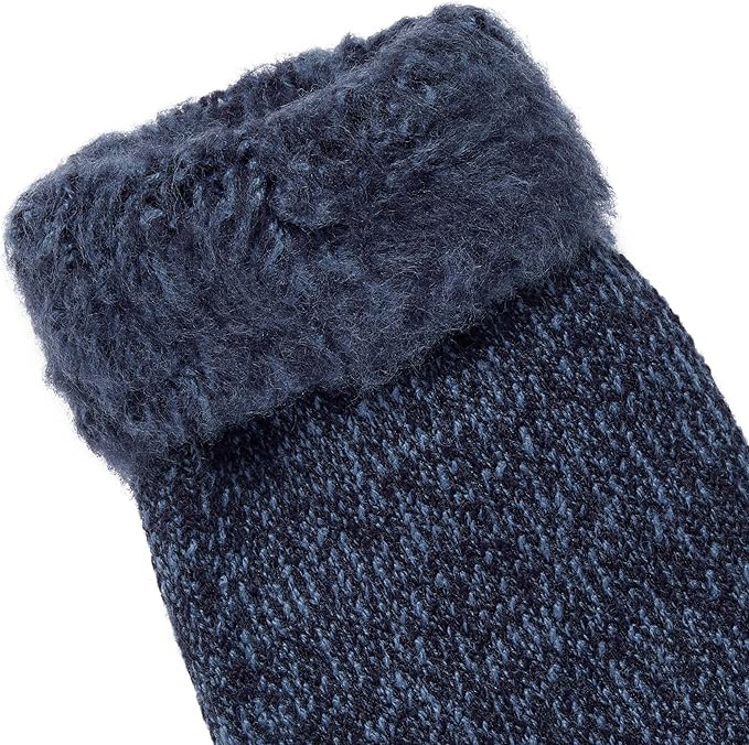 Thermal Hiking Socks – Cushioned, Insulated, Warm para Boots, Men & Women, One Size Fits Most 6-12, 2-Pack