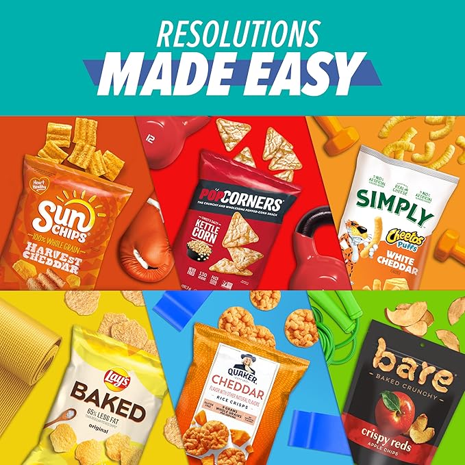 Frito Lay Ultimate Smart Care Package 2.0, Variety Assortment of Snacks (Pack of 40)
