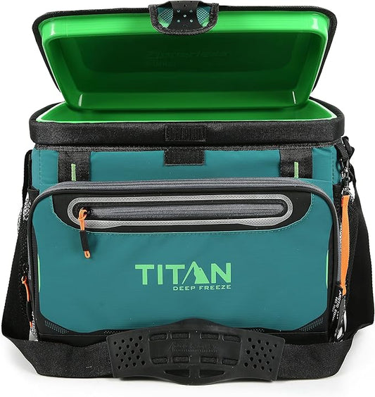 Titan by Arctic Zone 30 Can Zipperless Soft Cooler with HardBody Liner