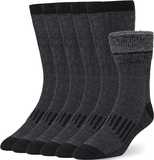 COZIA Merino Wool Socks for Men and Women Warm thermal Boot Hiking Socks 3 Pairs