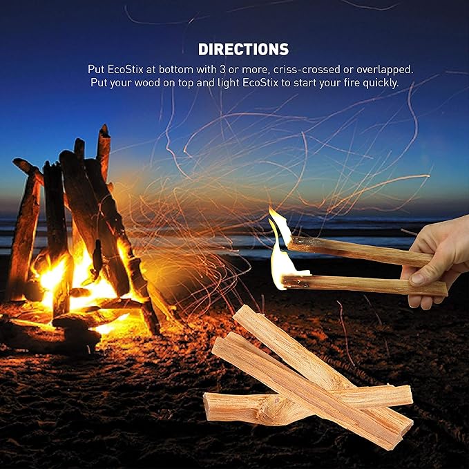 Eco-Stix Fatwood Fire Starter Kindling Firewood Sticks Bulk Packaged Firestarters 100% All Natural Resi ECOSTIX 25LB