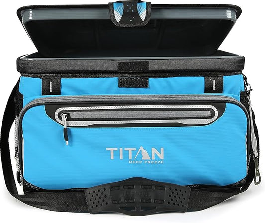 Titan by Arctic Zone 30 Can Zipperless Soft Cooler with HardBody Liner